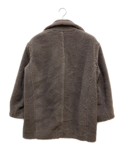 Apuweiser-riche（アプワイザーリッシェ）Apuweiser-riche (アプワイザーリッシェ) ボアダブル釦コート グレー サイズ:1の古着・服飾アイテム