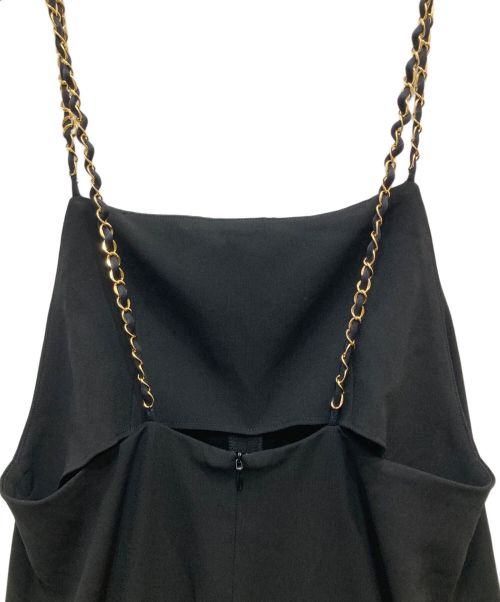 EVERYDAY I LIKE.（エヴリデイ アイ ライク）EVERYDAY I LIKE. (エヴリデイ アイ ライク) Chain Jumpsuit ブラック サイズ:36の古着・服飾アイテム