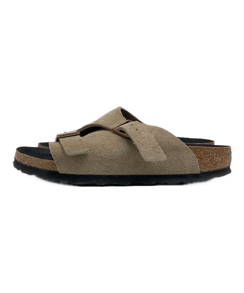 BIRKENSTOCK（ビルケンシュトック）BIRKENSTOCK (ビルケンシュトック) スウェードサンダル ベージュ サイズ:23の古着・服飾アイテム
