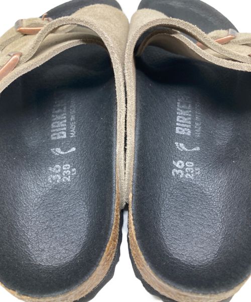 BIRKENSTOCK（ビルケンシュトック）BIRKENSTOCK (ビルケンシュトック) スウェードサンダル ベージュ サイズ:23の古着・服飾アイテム
