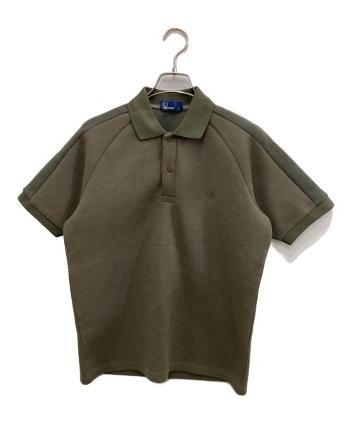 FRED PERRY（フレッドペリー）FRED PERRY (フレッドペリー) ジャージーポロシャツ オリーブ サイズ:Sの古着・服飾アイテム