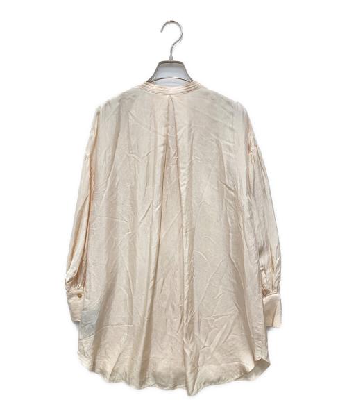PUBLIC TOKYO（パブリックトウキョウ）PUBLIC TOKYO (パブリックトウキョウ) ボリュームスリーブスタンドシャツ ベージュ サイズ:Freeの古着・服飾アイテム