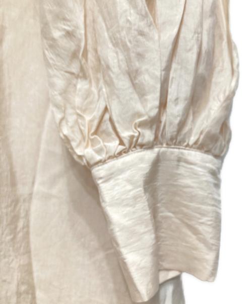 PUBLIC TOKYO（パブリックトウキョウ）PUBLIC TOKYO (パブリックトウキョウ) ボリュームスリーブスタンドシャツ ベージュ サイズ:Freeの古着・服飾アイテム