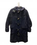 SCYEBASICSサイベーシックス）の古着「ウールカシミヤメルトン ダッフルコート」｜ネイビー