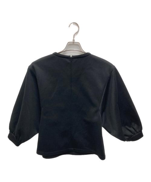 UNITED ARROWS TOKYO（ユナイテッドアローズトウキョウ）UNITED ARROWS TOKYO (ユナイテッドアローズトウキョウ) ビジュー スウェット プルオーバー ブラック サイズ:FREE 未使用品の古着・服飾アイテム