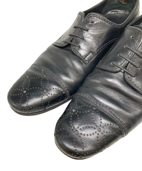 LOUIS VUITTON（ルイ ヴィトン）LOUIS VUITTON (ルイ ヴィトン) モノグラムメダリオンダービーシューズ ブラック サイズ:6の古着・服飾アイテム