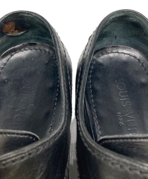 LOUIS VUITTON（ルイ ヴィトン）LOUIS VUITTON (ルイ ヴィトン) モノグラムメダリオンダービーシューズ ブラック サイズ:6の古着・服飾アイテム