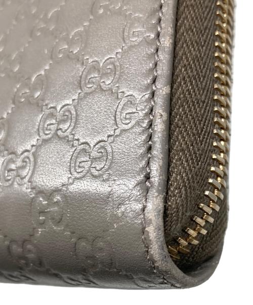 GUCCI（グッチ）GUCCI (グッチ) 長財布 グレーの古着・服飾アイテム