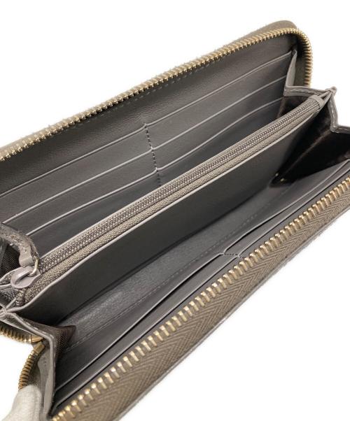 GUCCI（グッチ）GUCCI (グッチ) 長財布 グレーの古着・服飾アイテム