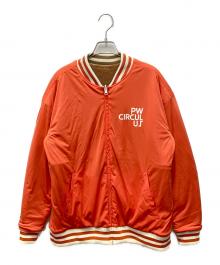PW CIRCULUS（ピーダブリュサーキュラス）の古着「リバーシブルボアジャケット」｜ブラウン×オレンジ