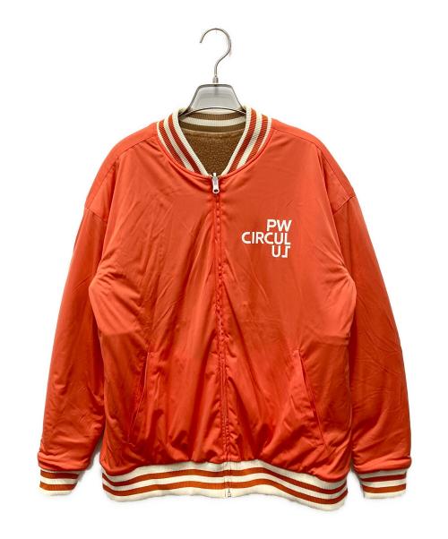 PW CIRCULUS（ピーダブリュサーキュラス）PW CIRCULUS (ピーダブリュサーキュラス) リバーシブルボアジャケット ブラウン×オレンジ サイズ:2の古着・服飾アイテム