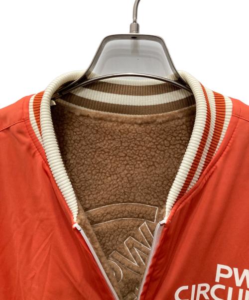 PW CIRCULUS（ピーダブリュサーキュラス）PW CIRCULUS (ピーダブリュサーキュラス) リバーシブルボアジャケット ブラウン×オレンジ サイズ:2の古着・服飾アイテム