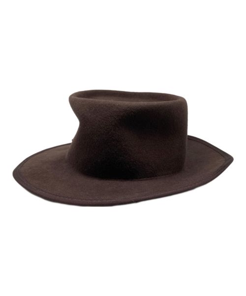 Chapeau d' O（シャポー ド オー）Chapeau d' O (シャポー ド オー) リボン付ウールハットの古着・服飾アイテム
