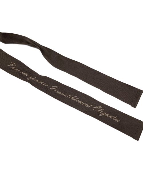 Chapeau d' O（シャポー ド オー）Chapeau d' O (シャポー ド オー) リボン付ウールハットの古着・服飾アイテム