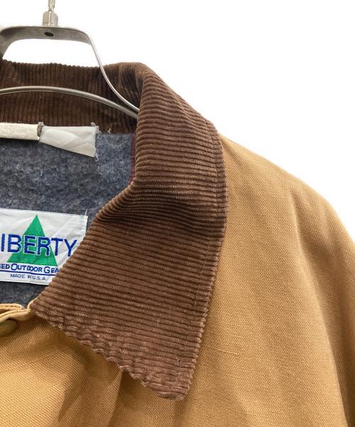LIBERTY（リバティ）LIBERTY (リバティ) ダック地ブランケットライナージャケット ブラウン サイズ:LARGEの古着・服飾アイテム