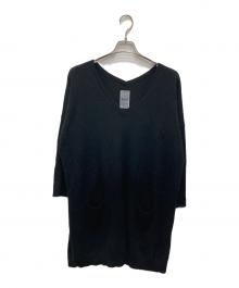 Clean2（クリーン）の古着「カシミヤニットワンピース」｜ブラック
