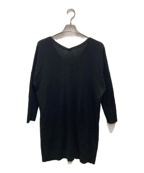 Clean2（クリーン）Clean2 (クリーン) カシミヤニットワンピース ブラック サイズ:Fの古着・服飾アイテム