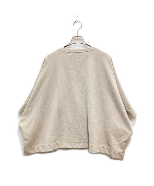 journal standard luxe（ジャーナルスタンダード ラックス）journal standard luxe (ジャーナルスタンダード リュクス) ブークレーダンボール ポンチョT ベージュ サイズ:freeの古着・服飾アイテム