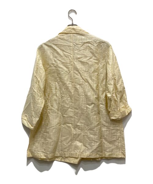 FENDI（フェンディ）FENDI (フェンディ) ズッカ柄コート イエロー サイズ:表記無しの古着・服飾アイテム