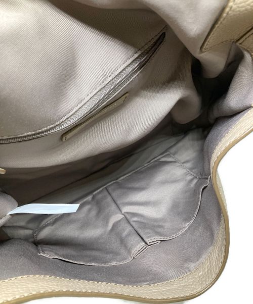 MARC JACOBS（マークジェイコブス）MARC JACOBS (マークジェイコブス) HOBOショルダーバッグ ベージュの古着・服飾アイテム