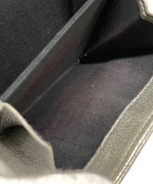 CHANEL（シャネル）CHANEL (シャネル) ココマーク3つ折り財布 シルバーの古着・服飾アイテム