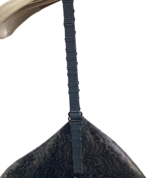 UNITED TOKYO（ユナイテッドトーキョー）UNITED TOKYO (ユナイテッドトーキョー) ラミネートレースキャミワンピース ブラック サイズ:Freeの古着・服飾アイテム