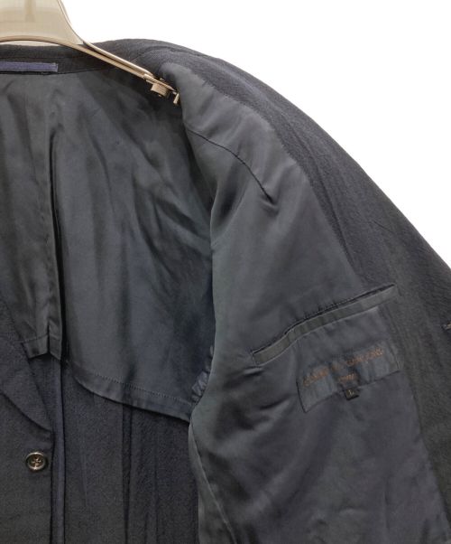 COMME des GARCONS HOMME（コムデギャルソン オム）COMME des GARCONS HOMME (コムデギャルソン オム) 3Bウールテーラードジャケット ネイビー サイズ:Lの古着・服飾アイテム