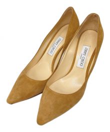 JIMMY CHOO（ジミーチュウ）の古着「ピンヒールパンプス」｜キャメル