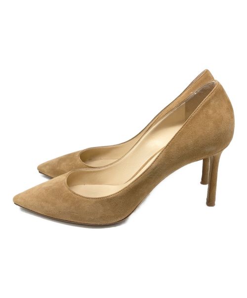 JIMMY CHOO（ジミーチュウ）JIMMY CHOO (ジミーチュウ) ピンヒールパンプス キャメル サイズ:24cmの古着・服飾アイテム