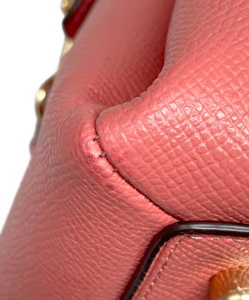 COACH（コーチ）COACH (コーチ) リリーキャリーオール　2wayハンドバッグ ピンクの古着・服飾アイテム