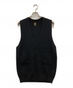BATONERバトナ―）の古着「ニットベスト」｜ブラック