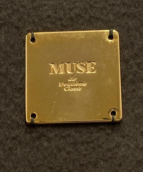 MUSE de Deuxieme Classe（ミューズ ドゥーズィエム クラス）MUSE de Deuxieme Classe (ミューズ ドゥーズィエム クラス) ダブルクロスノーカラーコート オリーブ サイズ:表記無しの古着・服飾アイテム