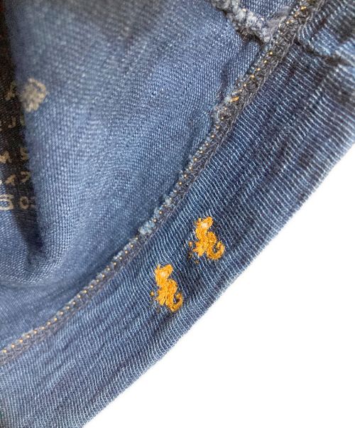 45R（フォーティファイブ・アール）45R (フォーティーファイブアール) 半袖Tシャツ インディゴ サイズ:表記無しの古着・服飾アイテム