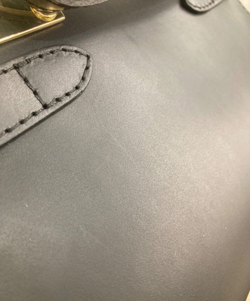 AULENTTI（オウレンティ）AULENTTI (オウレンティ) CLASSIC 2WAY ハンドル付ショルダーバッグ(クラシック2WAYハンドル付ショルダーバッグ) ブラックの古着・服飾アイテム