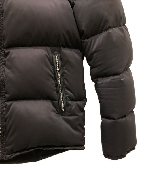 RUDE GALLERY（ルードギャラリー）RUDE GALLERY (ルードギャラリー) レザーヨークダウンジャケット ブラック サイズ:Mの古着・服飾アイテム