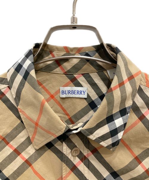 BURBERRY（バーバリー）BURBERRY (バーバリー) ノバチェックシャツ ベージュ サイズ:Sの古着・服飾アイテム