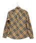 BURBERRY (バーバリー) ノバチェックシャツ ベージュ サイズ:S：24000円