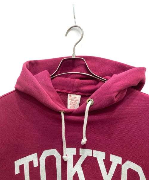 Champion（チャンピオン）Champion (チャンピオン) Palace Skateboards (パレス スケートボーズ) REVERSE WEAVEプルオーバーパーカー(リバースウィーブプルオーバーパーカー) ボルドー サイズ:Lの古着・服飾アイテム