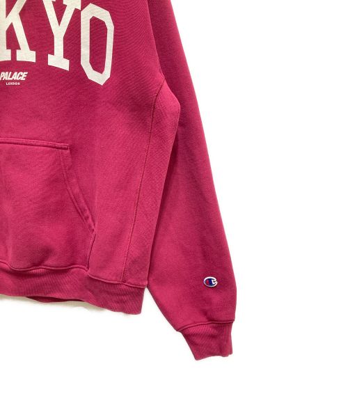 Champion（チャンピオン）Champion (チャンピオン) Palace Skateboards (パレス スケートボーズ) REVERSE WEAVEプルオーバーパーカー(リバースウィーブプルオーバーパーカー) ボルドー サイズ:Lの古着・服飾アイテム