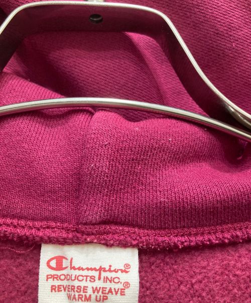 Champion（チャンピオン）Champion (チャンピオン) Palace Skateboards (パレス スケートボーズ) REVERSE WEAVEプルオーバーパーカー(リバースウィーブプルオーバーパーカー) ボルドー サイズ:Lの古着・服飾アイテム