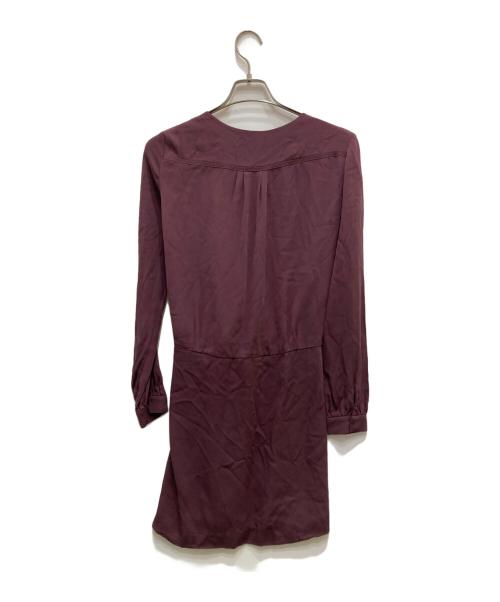 DIANE VON FURSTENBERG（ダイアンフォンファステンバーグ）DIANE VON FURSTENBERG (ダイアンフォンファステンバーグ) シルクワンピース パープル サイズ:4の古着・服飾アイテム