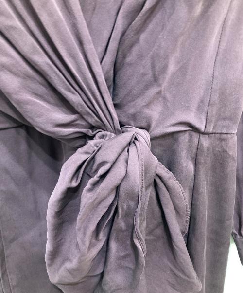 DIANE VON FURSTENBERG（ダイアンフォンファステンバーグ）DIANE VON FURSTENBERG (ダイアンフォンファステンバーグ) シルクワンピース パープル サイズ:4の古着・服飾アイテム