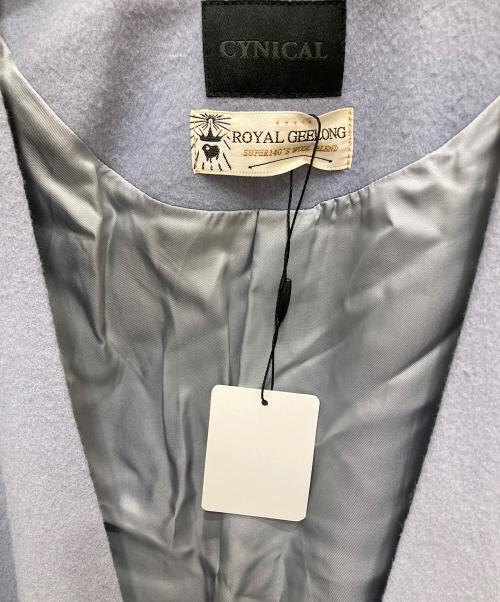 Cynical（シニカル）Cynical (シニカル) ROYAL GEELONGガウンコート スカイブルー サイズ:02の古着・服飾アイテム