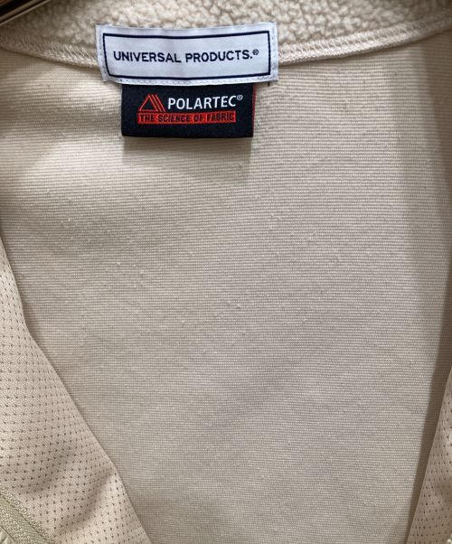 UNIVERSAL PRODUCTS.（ユニバーサルプロダクツ）UNIVERSAL PRODUCTS. (ユニバーサルプロダクツ) POLARTEC FLEECE VEST ベージュ サイズ:2の古着・服飾アイテム