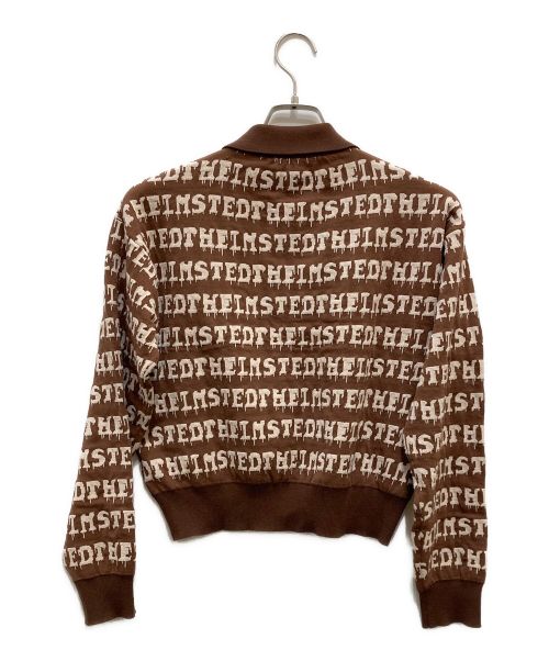 HELMSTEDT（ヘルムシュテット）helmstedt (ヘルムシュテット) 総柄ニット ベージュ サイズ:XSの古着・服飾アイテム