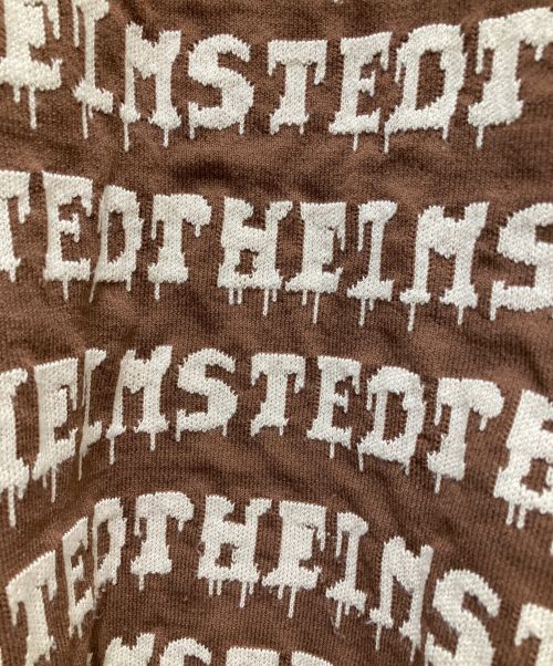 HELMSTEDT（ヘルムシュテット）helmstedt (ヘルムシュテット) 総柄ニット ベージュ サイズ:XSの古着・服飾アイテム