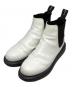 ALEXANDER McQUEEN（アレキサンダーマックイーン）の古着「LEATHER CHELSEA BOOTS/ブーツ」｜ホワイト