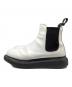 ALEXANDER McQUEEN (アレキサンダーマックイーン) LEATHER CHELSEA BOOTS/ブーツ ホワイト サイズ:23.5：4000円