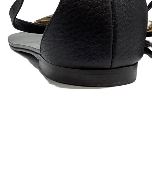 GIUSEPPE ZANOTTI（ジュゼッペザノッティ）GIUSEPPE ZANOTTI (ジュゼッペザノッティ) スタッズサンダル ブラック サイズ:36の古着・服飾アイテム