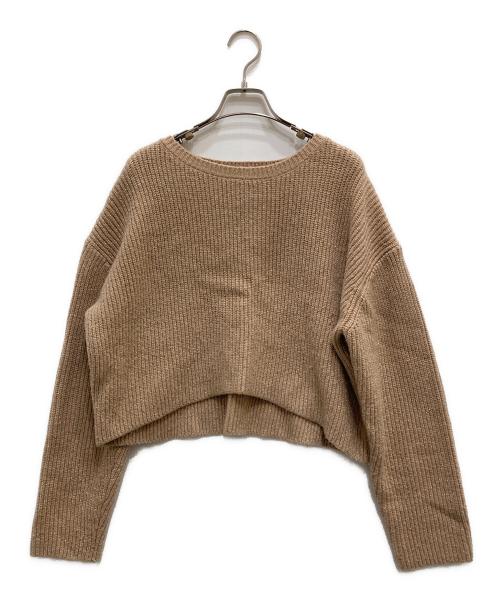 CADUNE（カデュネ）CADUNE (カデュネ) フレアSETニット ブラウン サイズ:38の古着・服飾アイテム